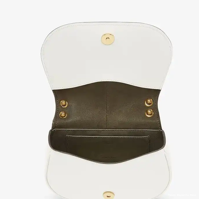 Affordable Affordable C'mon White Leather Mini In Calf Bag Fendi 0324